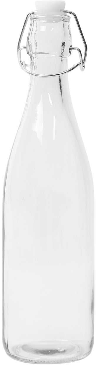 I am creative Flasche 5100.29 – 500 ml, Ø 6,5 cm, H 27,5 cm, mit Bügelverschluss