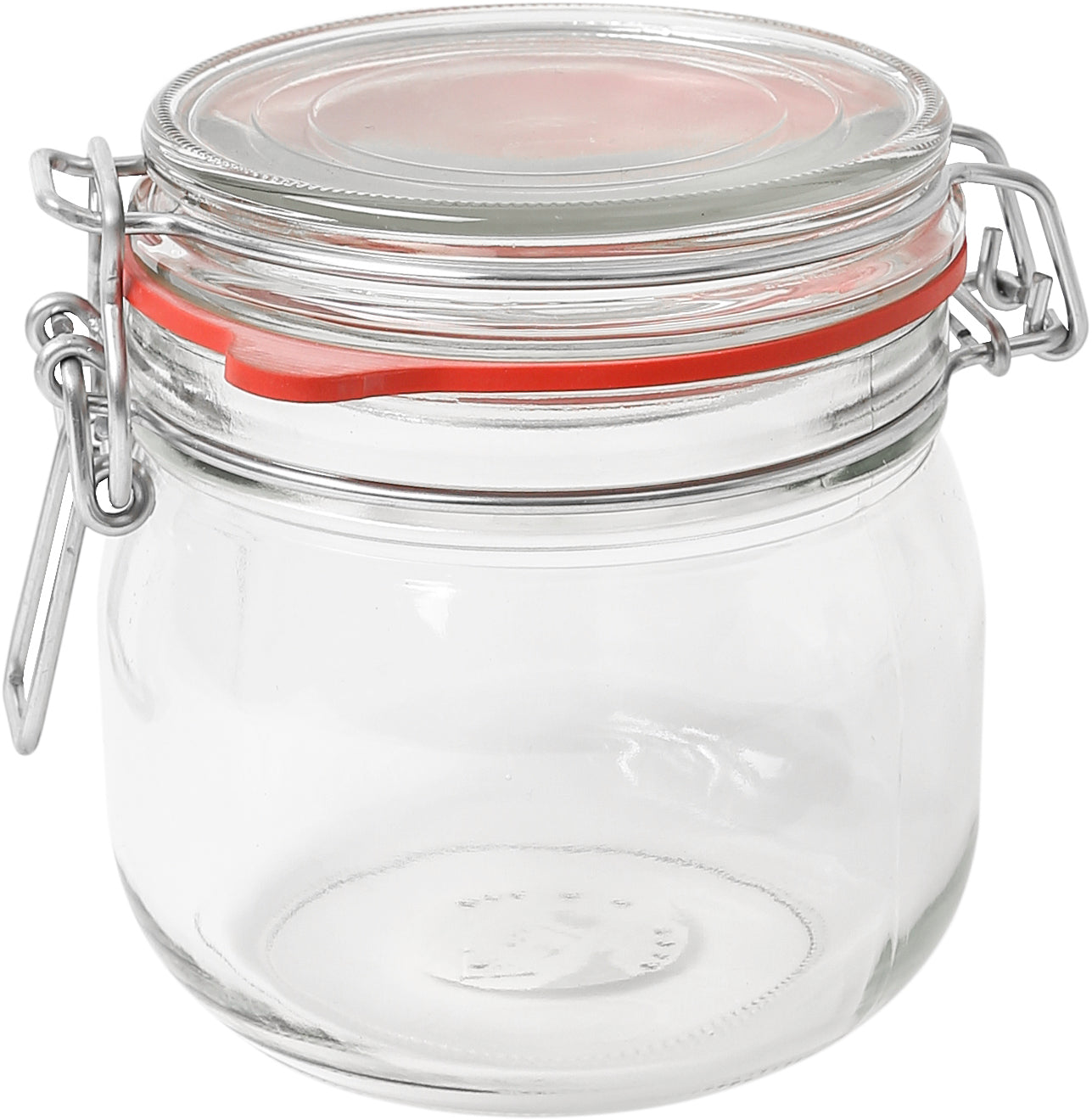 I AM CREATIVE – Vorratsdose 750 ml, 9,4 × 12 × 11 cm, Glas, Transparent, Luftdicht