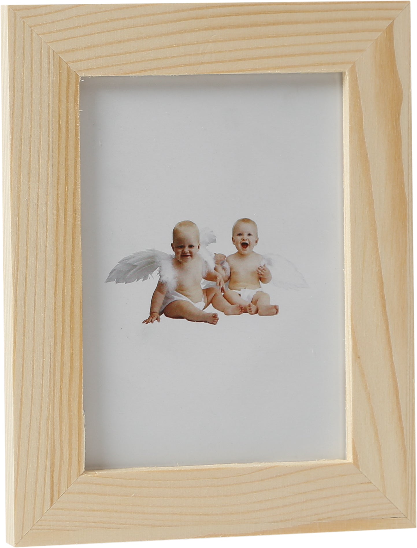 I am creative Bilderrahmen – für 13,6 × 17,5 cm – Kiefernholz & Glas