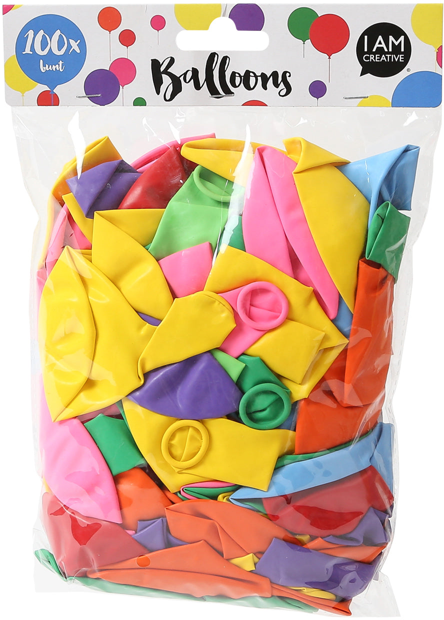 I am creative Luftballons – mehrfarbig – Ø 30 cm – 100 Stk