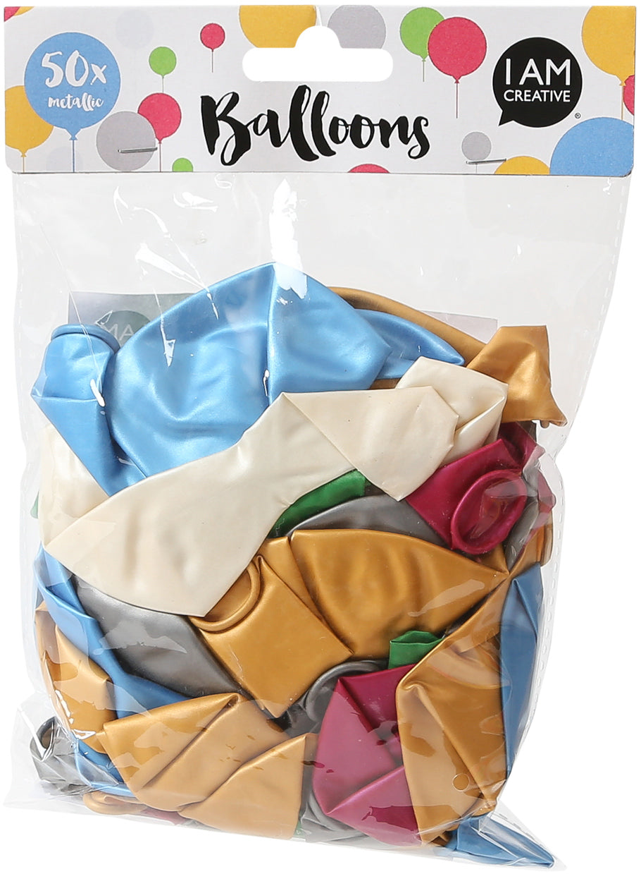 I am creative Luftballons – metallic – 50 Stk