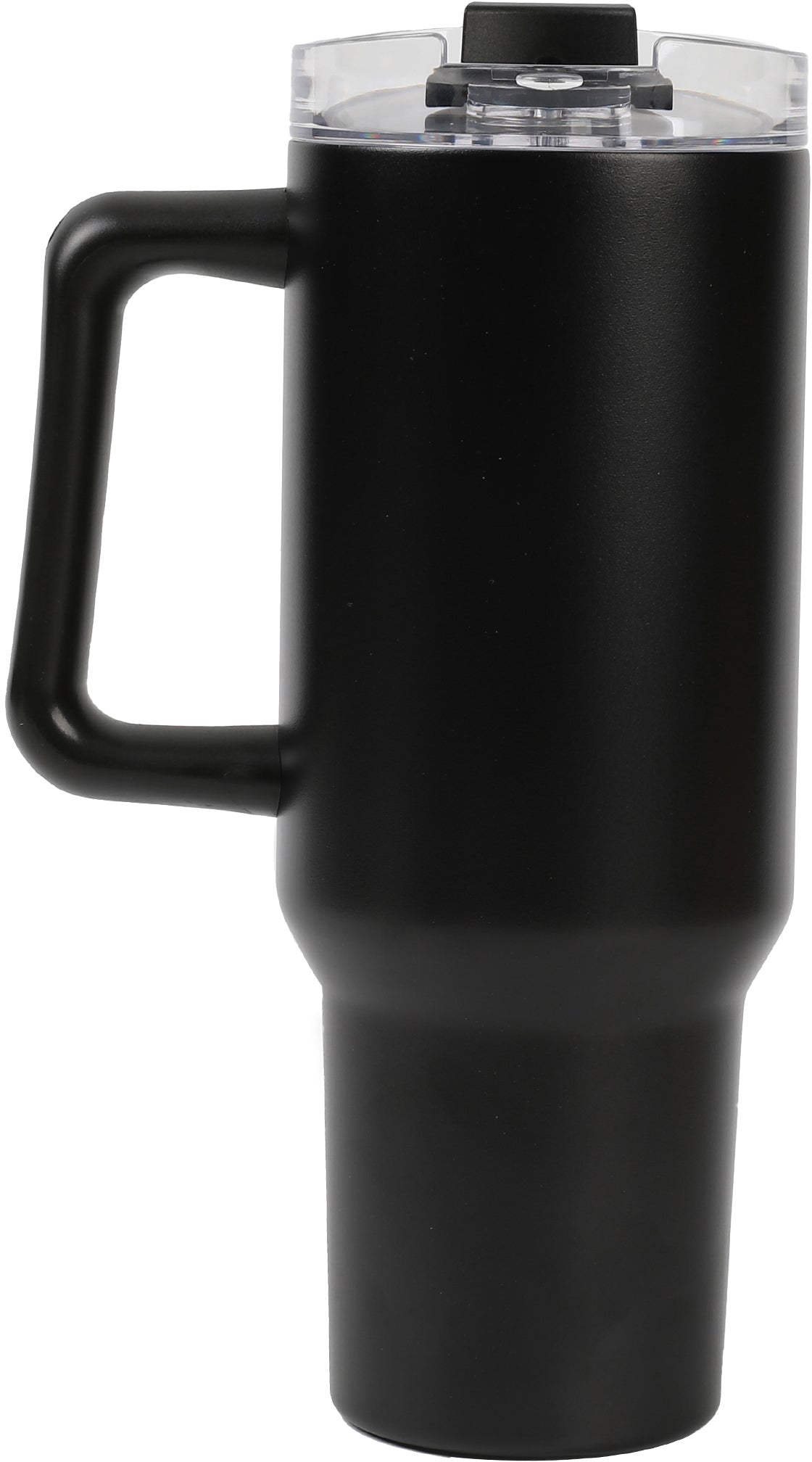 I-drink ID0258 Thermobecher 1,2 l – doppelwandig 10 h heiss/24 h kalt, Edelstahl, schwarz