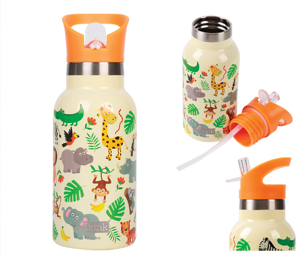 I-drink ID0501 Kindertrinkflasche 350 ml – Tiere