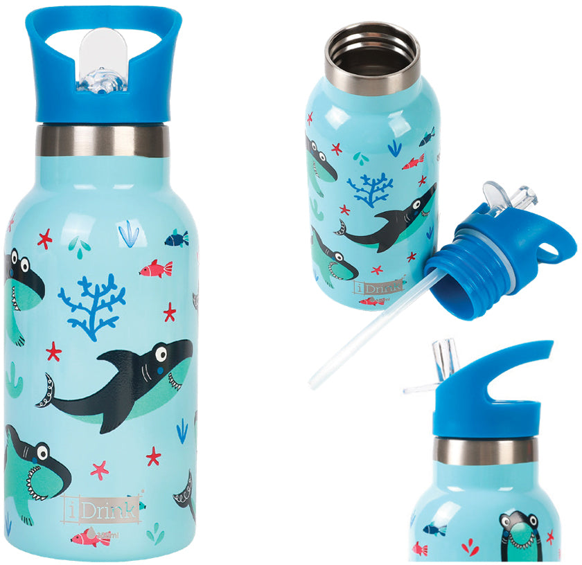 I-drink KIDS Kindertrinkflasche 350 ml – Shark