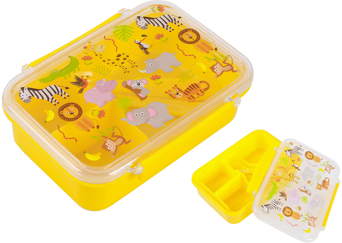 I-drink Lunchbox 18,5 × 18,5 × 6 cm, 3-teilig