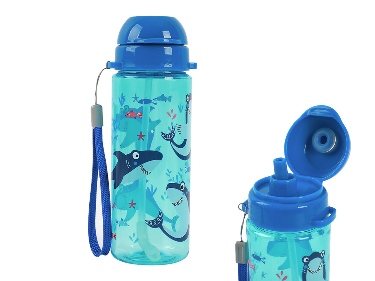 I-drink ID2115 Kindertrinkflasche 400 ml – Tritan, Shark