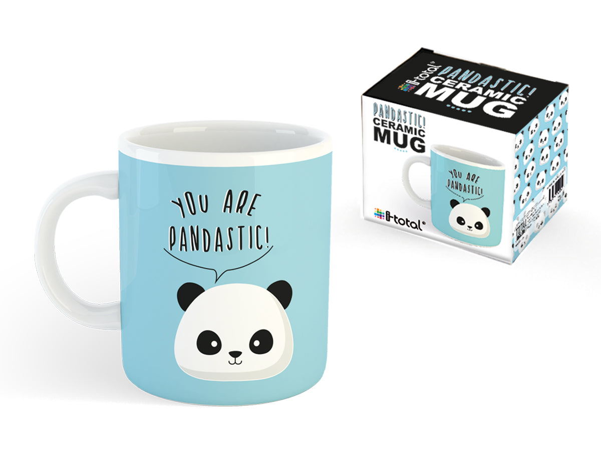 I-total Panda Tasse XL1801 – 295 ml, 9,0 × 12,0 × 10,0 cm, Keramik