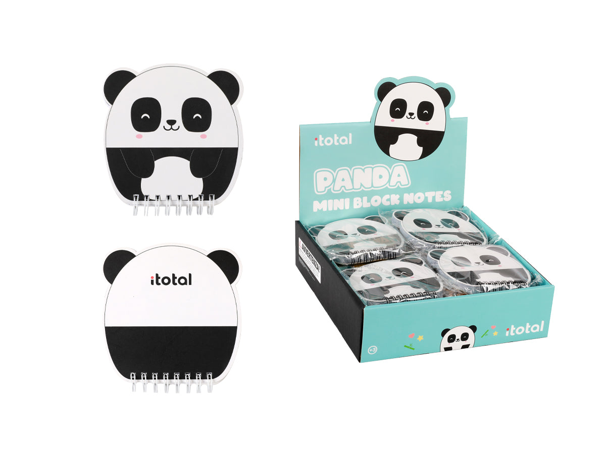 I-total Notizblock – 115 × 120 mm, Pandamotiv