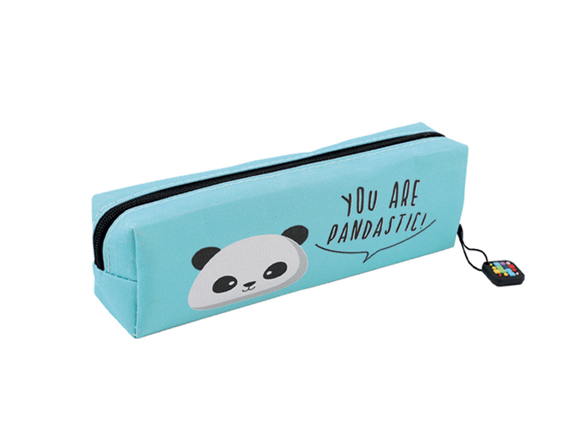I-total XL1928 – Schlamperetui, Panda, 8 × 1,5 × 22 cm