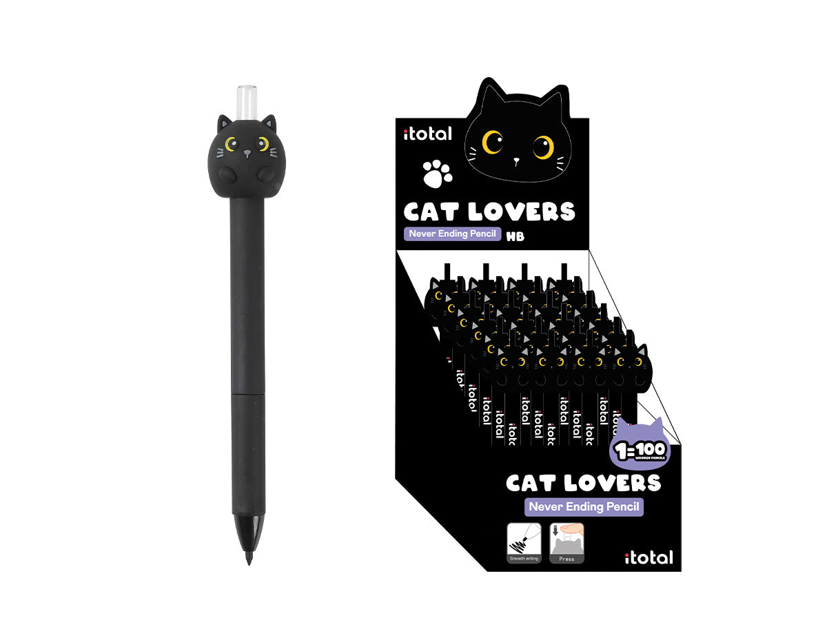 I-TOTAL Never Ending XL2070A Bleistift, Black Cat