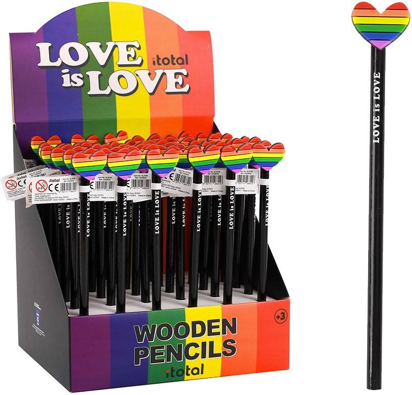 I-total Love is Love XL2178 Bleistift mit Radierer