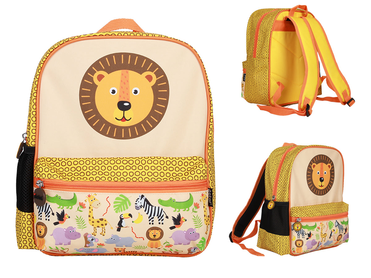 I-total XL2227 – Schulrucksack, Animal, 24×30×11 cm