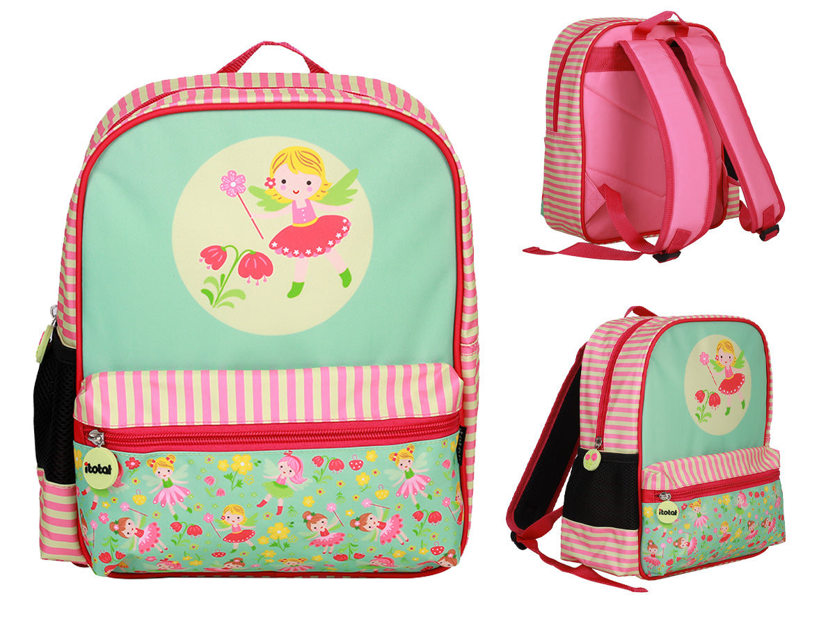 I-total Kindergartenrucksack XL2230 – Feen-Motiv, 240 × 300 × 110 mm