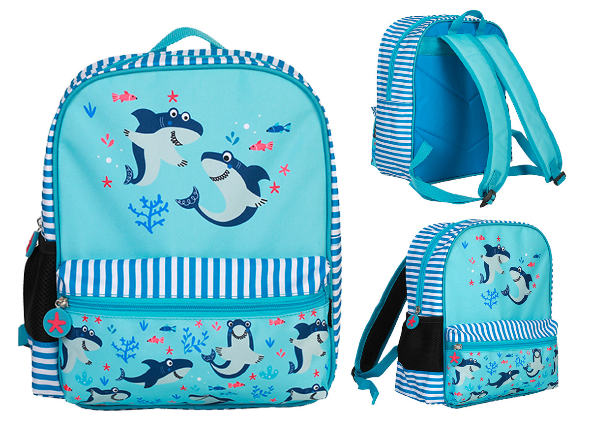 I-total Kindergartenrucksack XL2232 – Hai, 240 × 300 × 110 mm