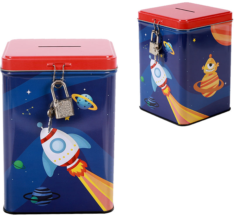 I-total Spardose Space Adventure – 11,5 × 16 × 11,5 cm
