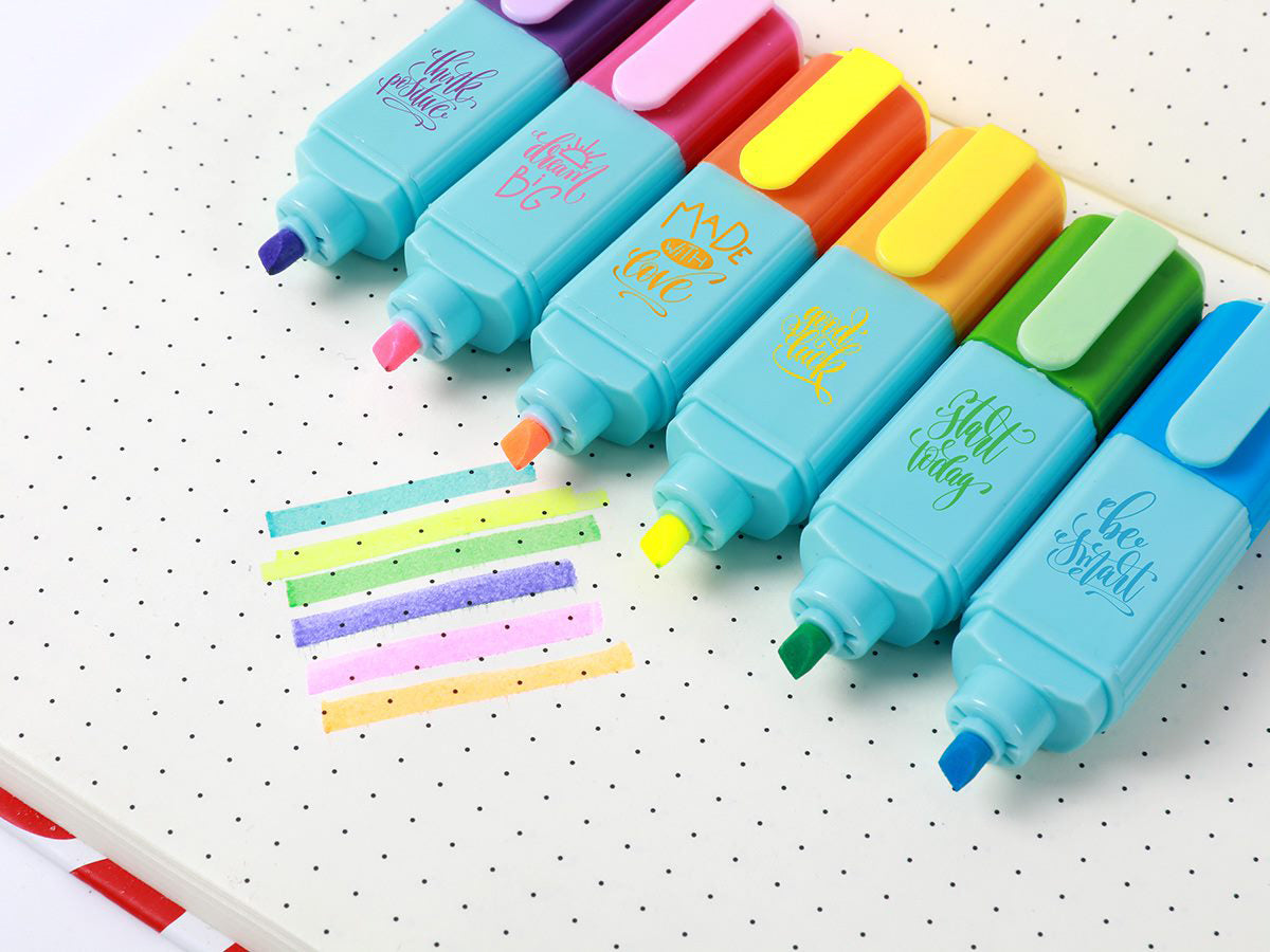 I-TOTAL Textmarker – Set, Farben sortiert