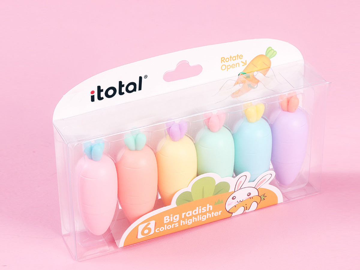 I-total Mini Textmarker – Farben sortiert