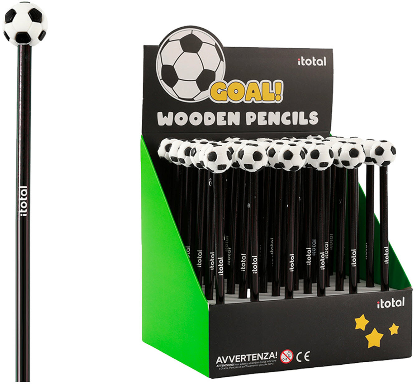 I-TOTAL 3D XL2308S Bleistift, Fussball