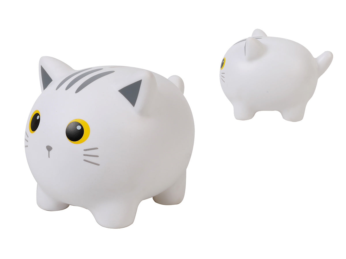 I-total Spardose Katze – weiss – 15 × 15 × 20 cm