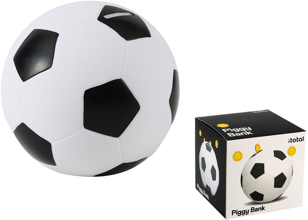 I-total Spardose Fussball – 16 × 15 × 15,6 cm