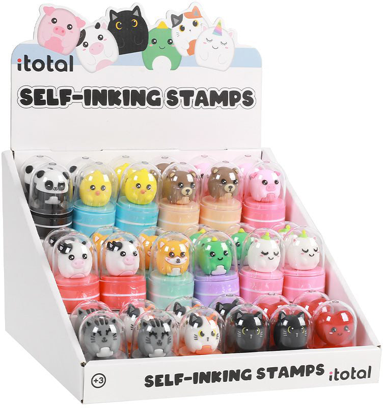 I-total Stempel-Set – 12 verschiedene Motive – 12 Stempel – 30 × 50 × 30 mm