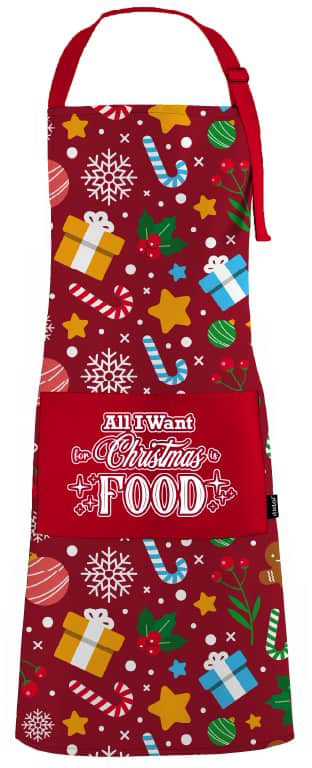 I-Total XL2558F – Kochschürze 68 × 78 cm, Xmas