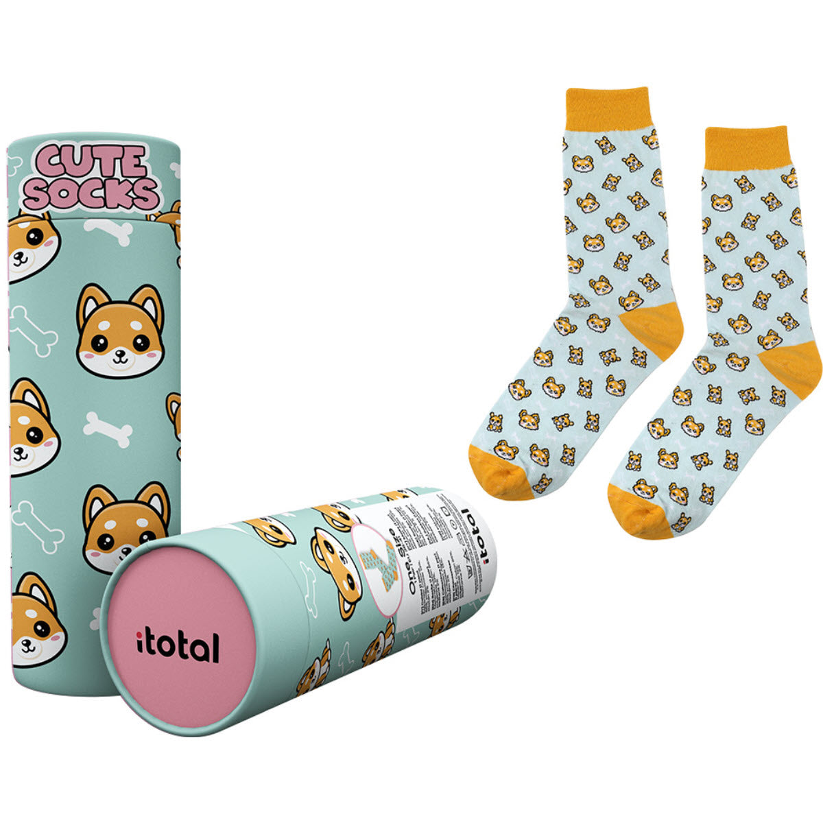 I-total Socken Shiba – Mint, Grösse 36–41