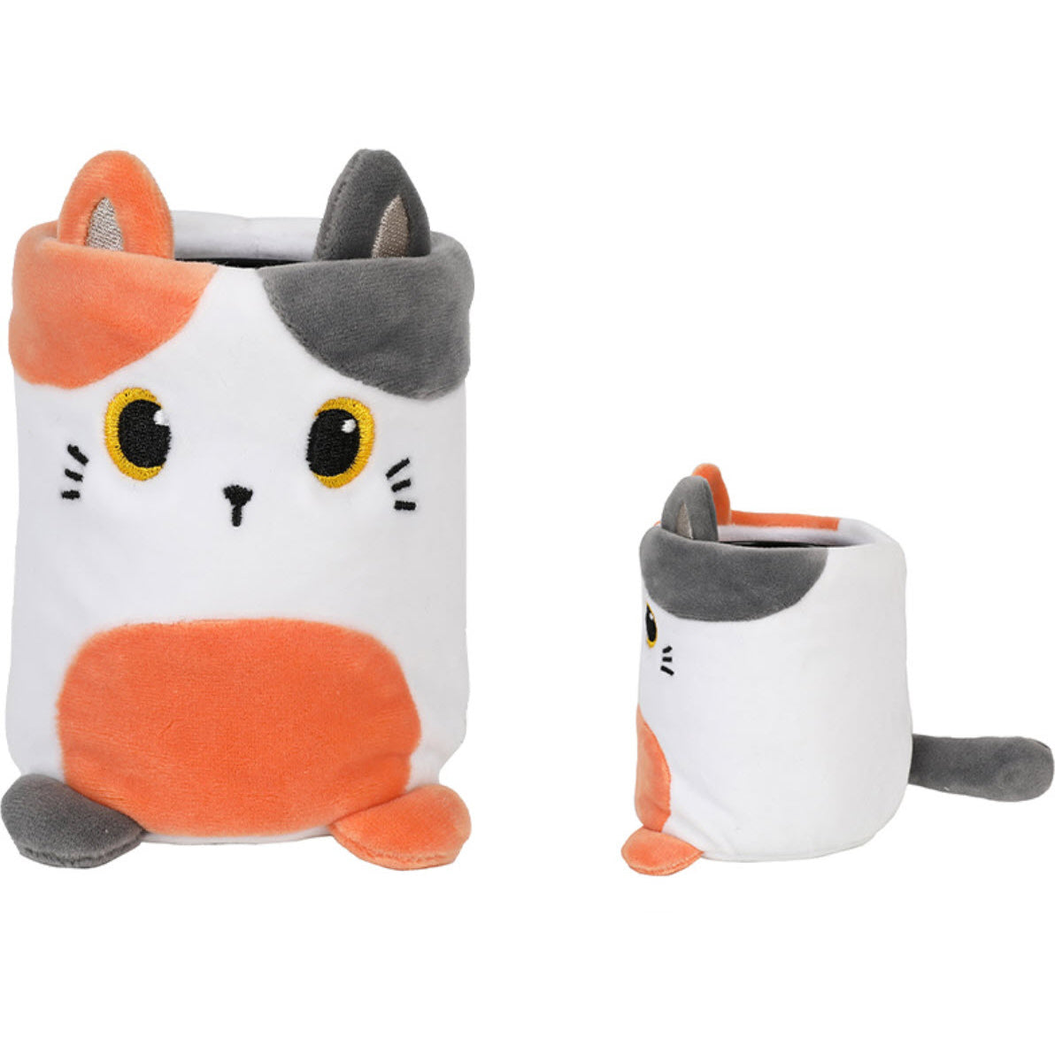I-total XL2852 Stifteköcher – orange, B 106 × H 140 × T 102 mm