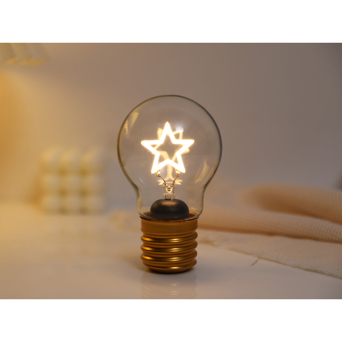 I-total Tischleuchte XL2878 Stern – LED, 8,0 cm Höhe