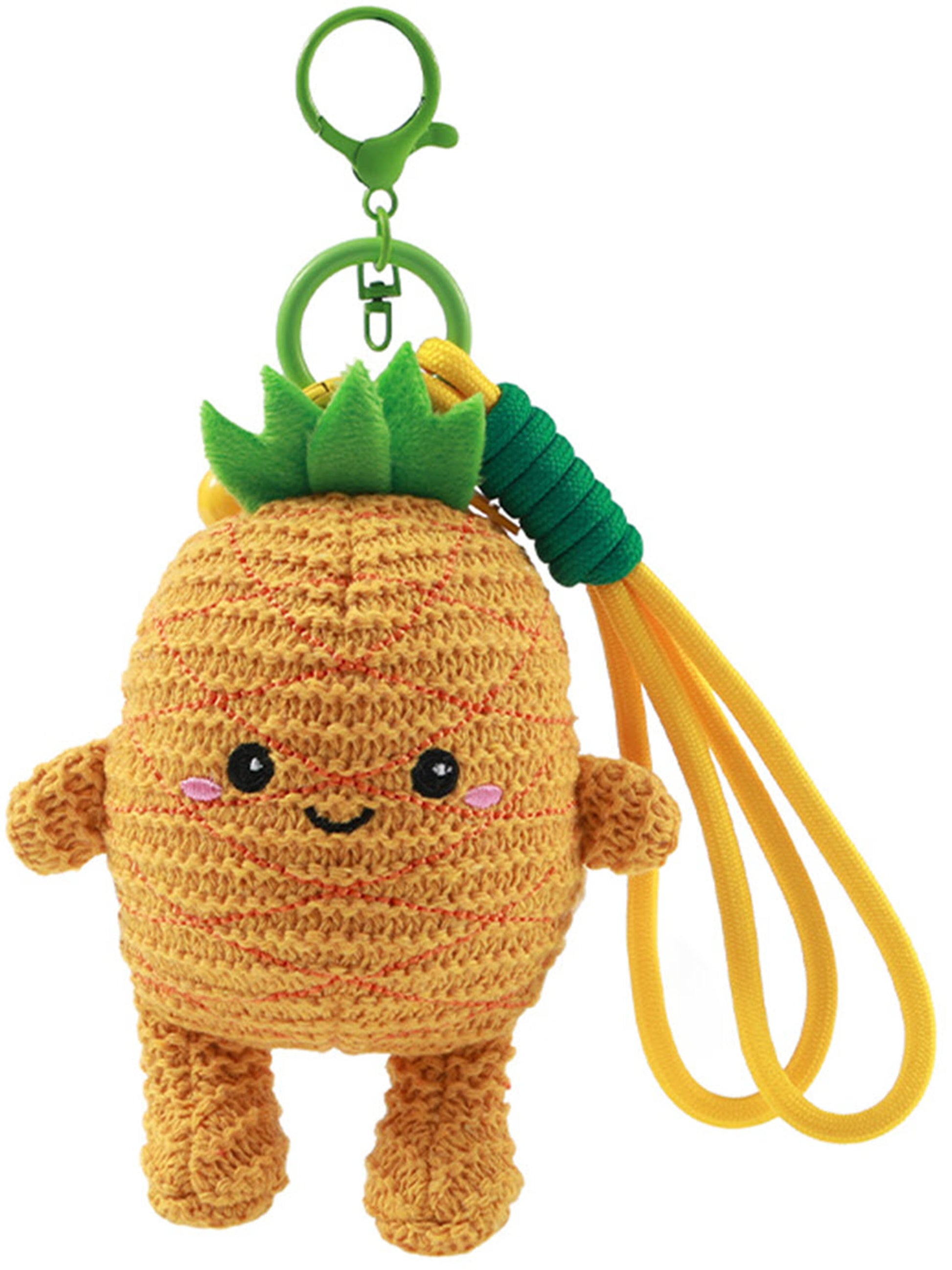 I-total Schlüsselanhänger Poppy Pineapple – Handgehäkelt