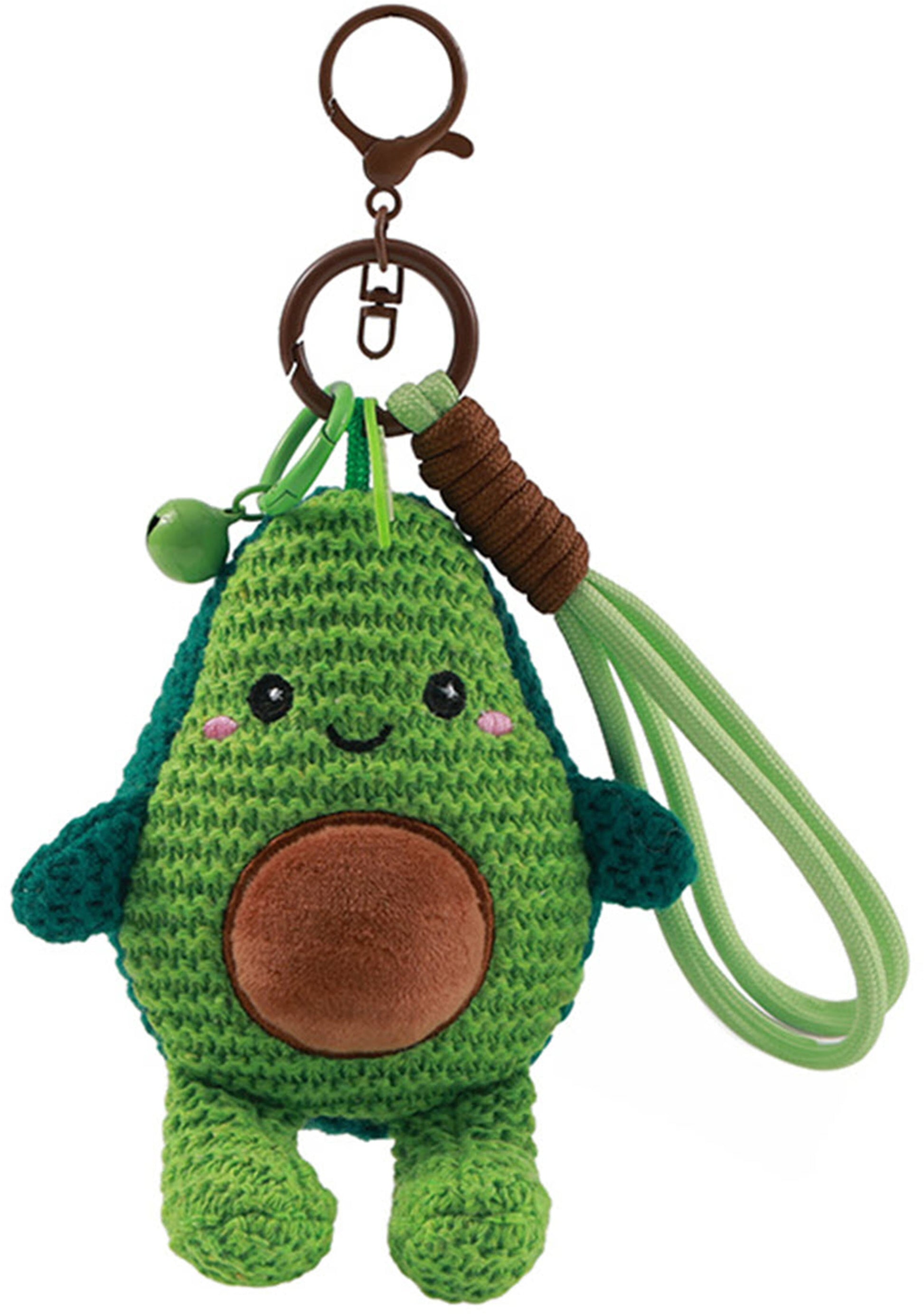 I-total Schlüsselanhänger Ava Avocado – Handgehäkelt