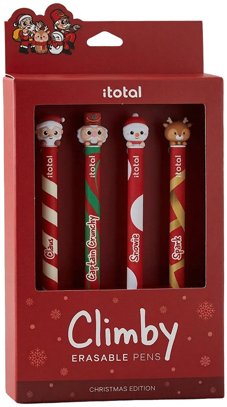 I-total XL3644 Gelschreiber – Spitze 0,5 mm, radierbar, 4er-Set