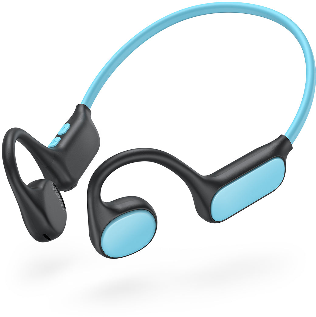 Iclever OWS01 Kinderkopfhörer – Stereo, BT, 85 dB Lautstärke-Limit, Blau/Schwarz, BT 5.4