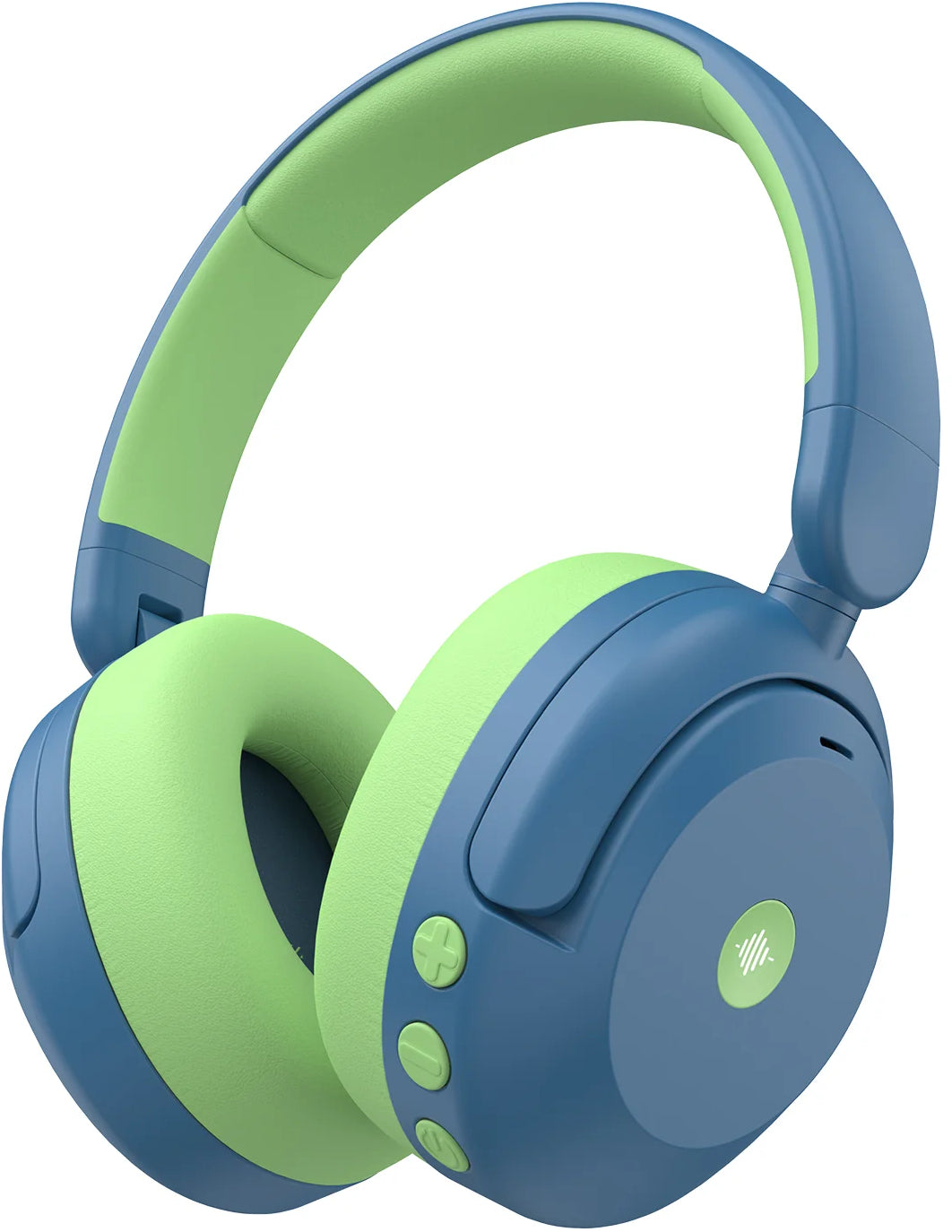 Iclever BTH20 Kinderkopfhörer – Over-Ear, Kabel + BT, 3,5 mm Klinke, ANC, 80 dB Lautstärke-Limit, Blau, BT 5.4