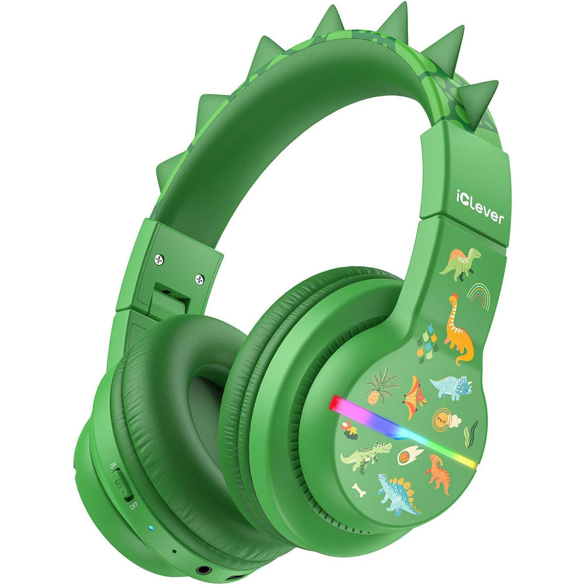 Iclever BTH12 Kinderkopfhörer – Over-Ear, Stereo, Kabel + BT, 85 dB Lautstärke-Limit, BT 5.2