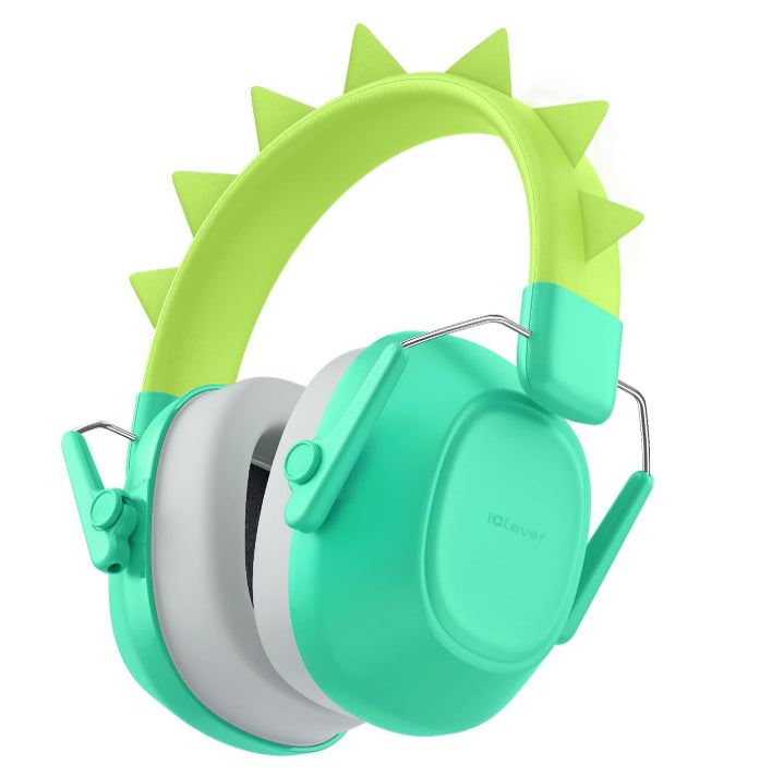 iClever IC-EM01 Kapselgehörschutz für Kinder – Dino – faltbar