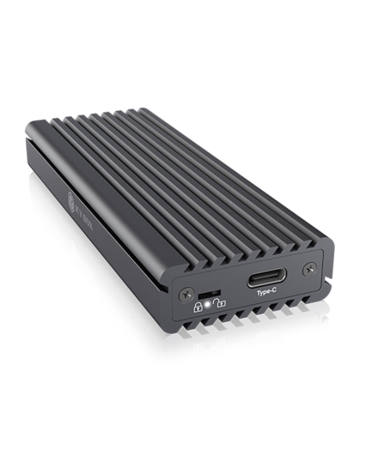 ICY BOX IB-1817MC-C31 – 1-Bay M.2 SSD-Gehäuse – USB-C 10 Gbit/s, für M.2 (NVMe/SATA, 2230–2280)