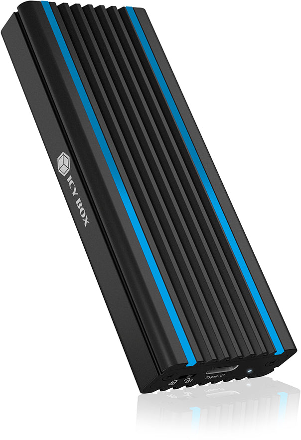 ICY BOX IB-1824ML-C31 – 1-Bay M.2-SSD-Gehäuse – NVMe PCIe 3.0, USB 3.2 Gen 2 (10 Gbit/s)