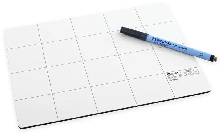 iFixit Pro Magnetic Project Mat IF145167 Kleinteilebox/-einsatz – magnetisch, B 203,2 × H 2,67 × T 254 mm