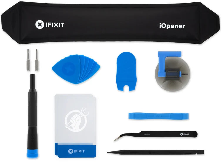 iFixit iOpener Kit Elektronik-Reparaturset – 8-teilig, Bits: Phillips (2) – für Smartphone & Tablet