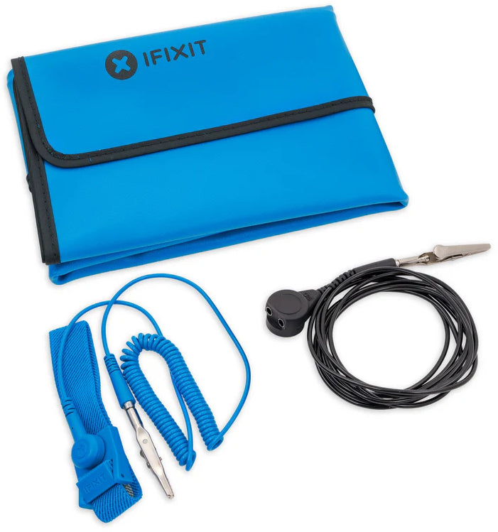 iFixit Magnetmatte IF145202 – 60 × 60 mm, antistatisch, blau