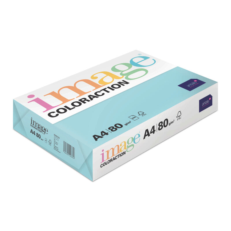 Image Coloraction Bermuda Farbiges Kopierpapier Blau – A4, 80 g/m²