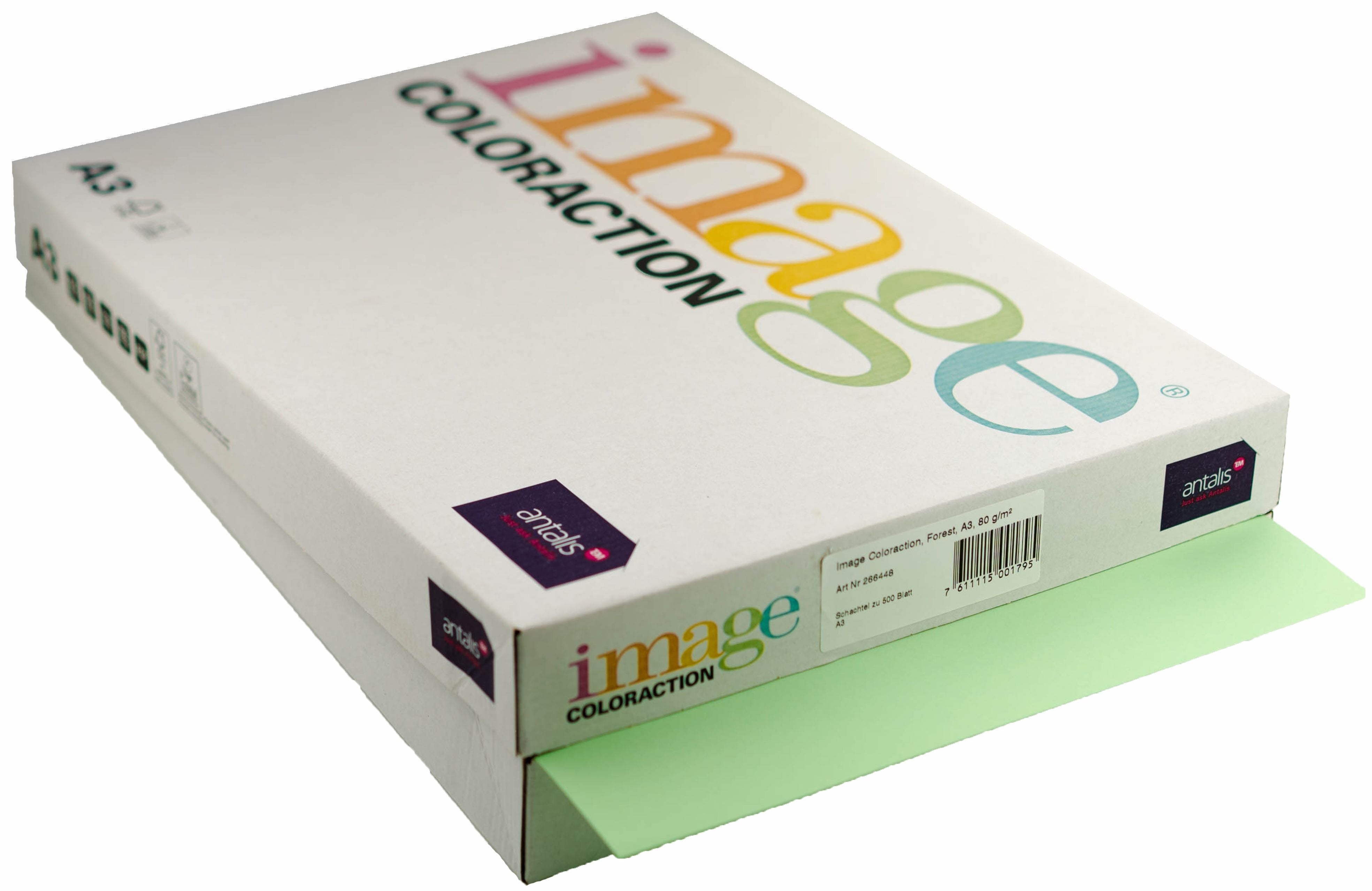 Image Coloraction Forest Farbiges Kopierpapier Grün – A3, 80 g/m², 500 Blatt