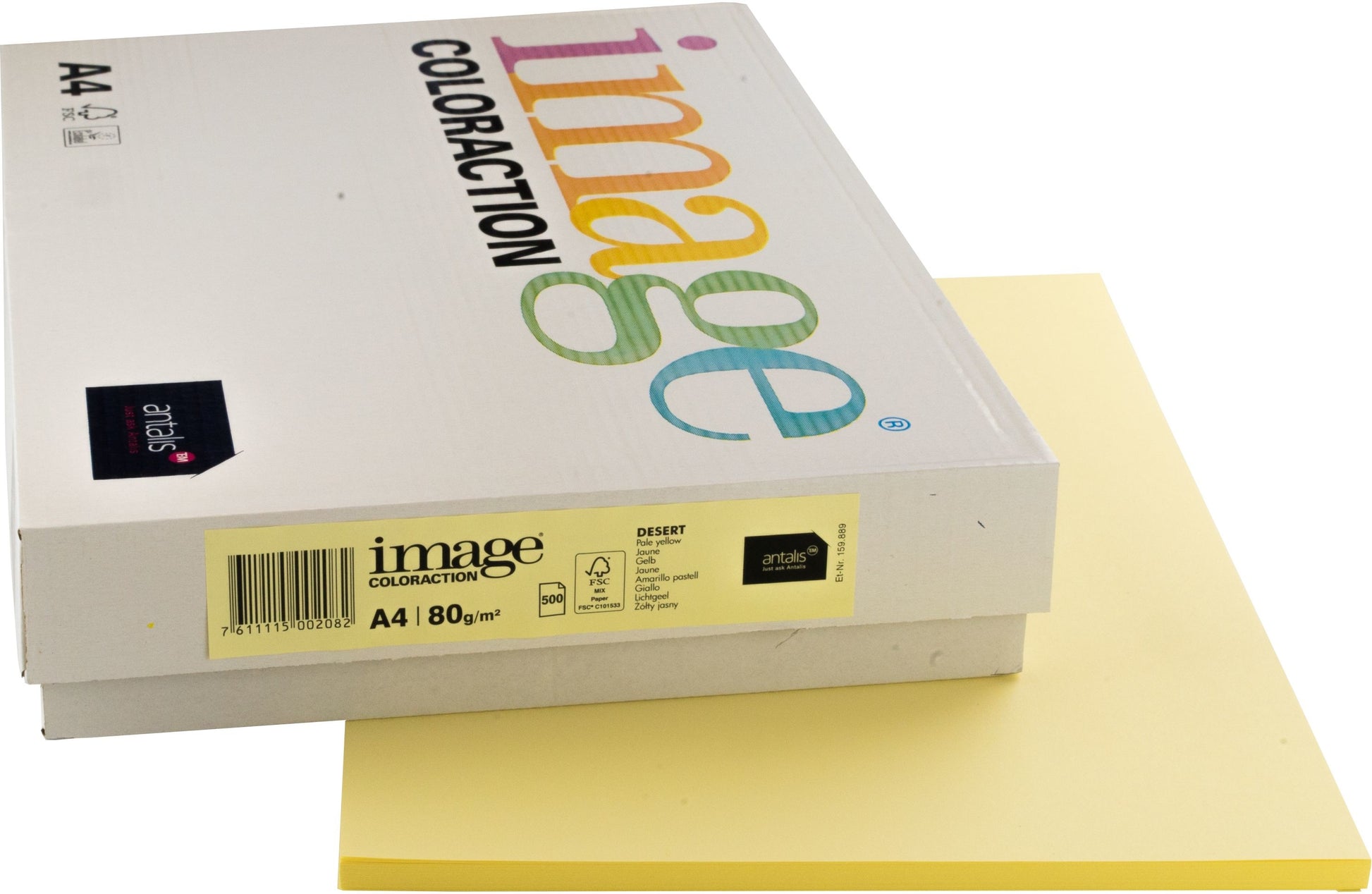 Image coloraction Desert Farbiges Kopierpapier Gelb – A4, 80 g/m², 500 Blatt
