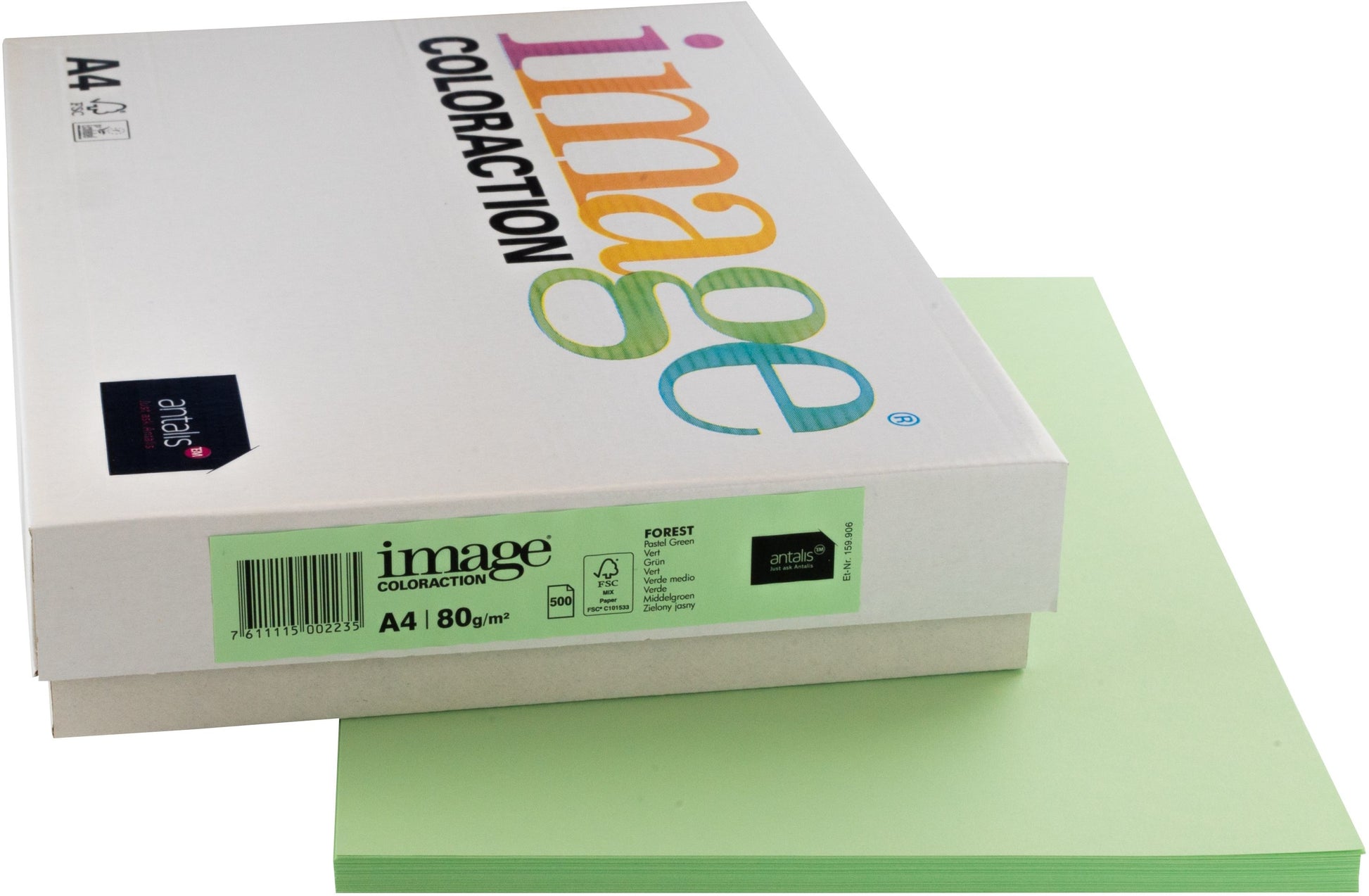 Image coloraction Forest Farbiges Kopierpapier Grün – A4, 80 g/m², 500 Blatt