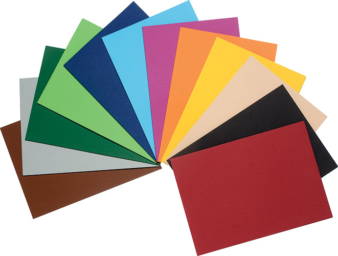 Ingold-biwa Tonzeichenpapier – A3, farbig sortiert, glatt, 250 Blatt, für Mixed Media