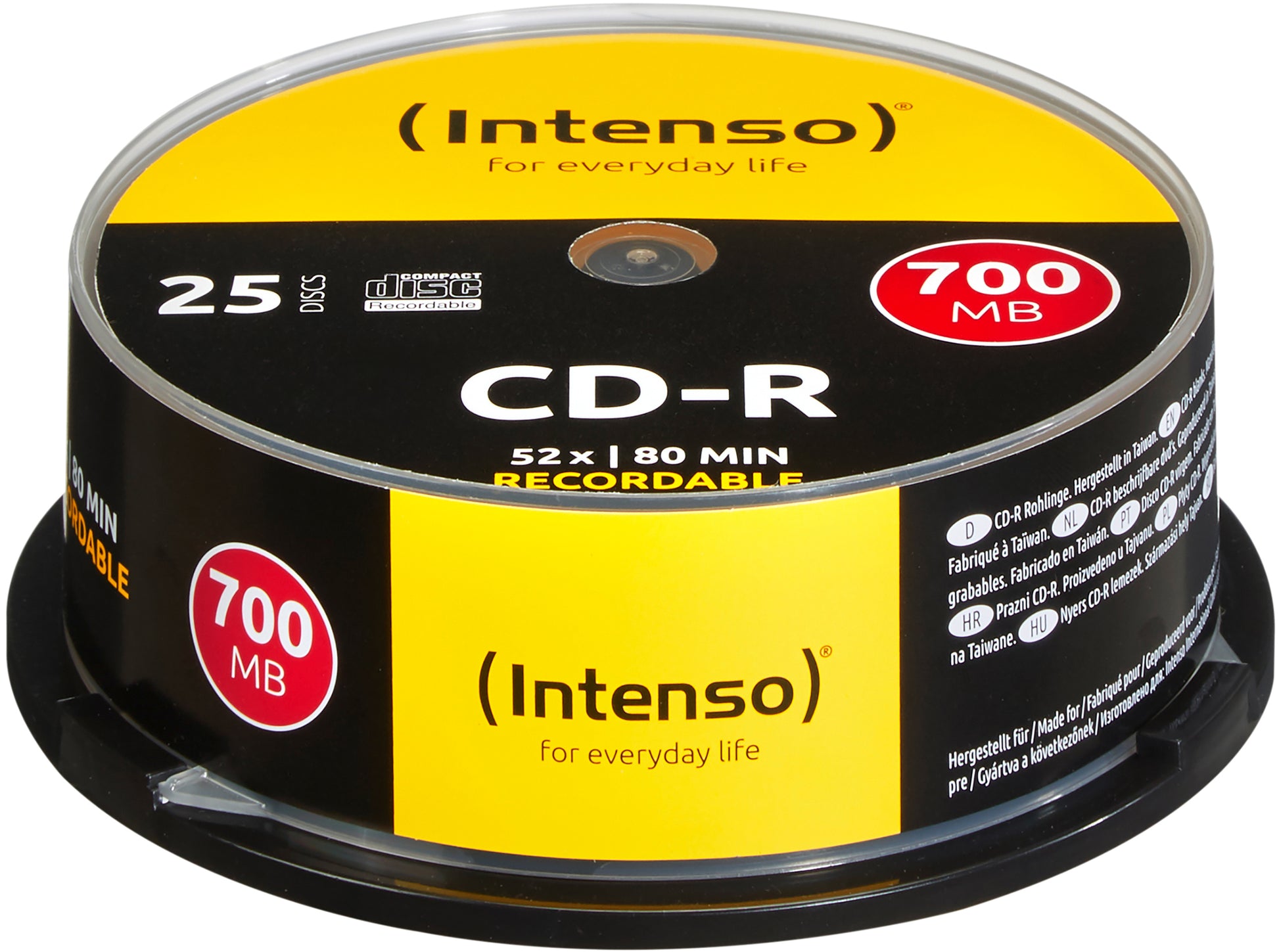 Intenso CD-R 700 MB – 52×, 25er Spindel