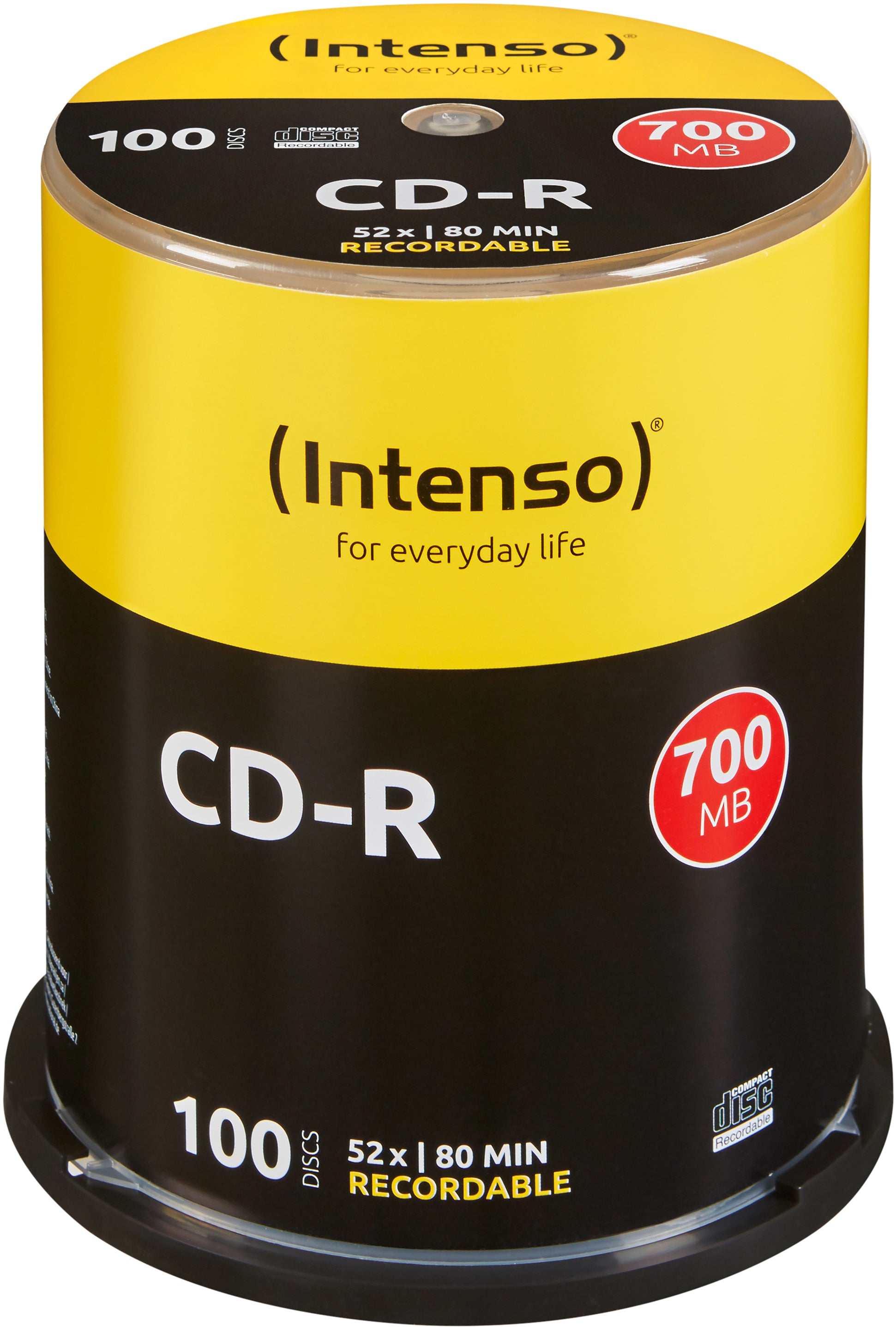 Intenso CD-R 700 MB – 52×, 100er Pack
