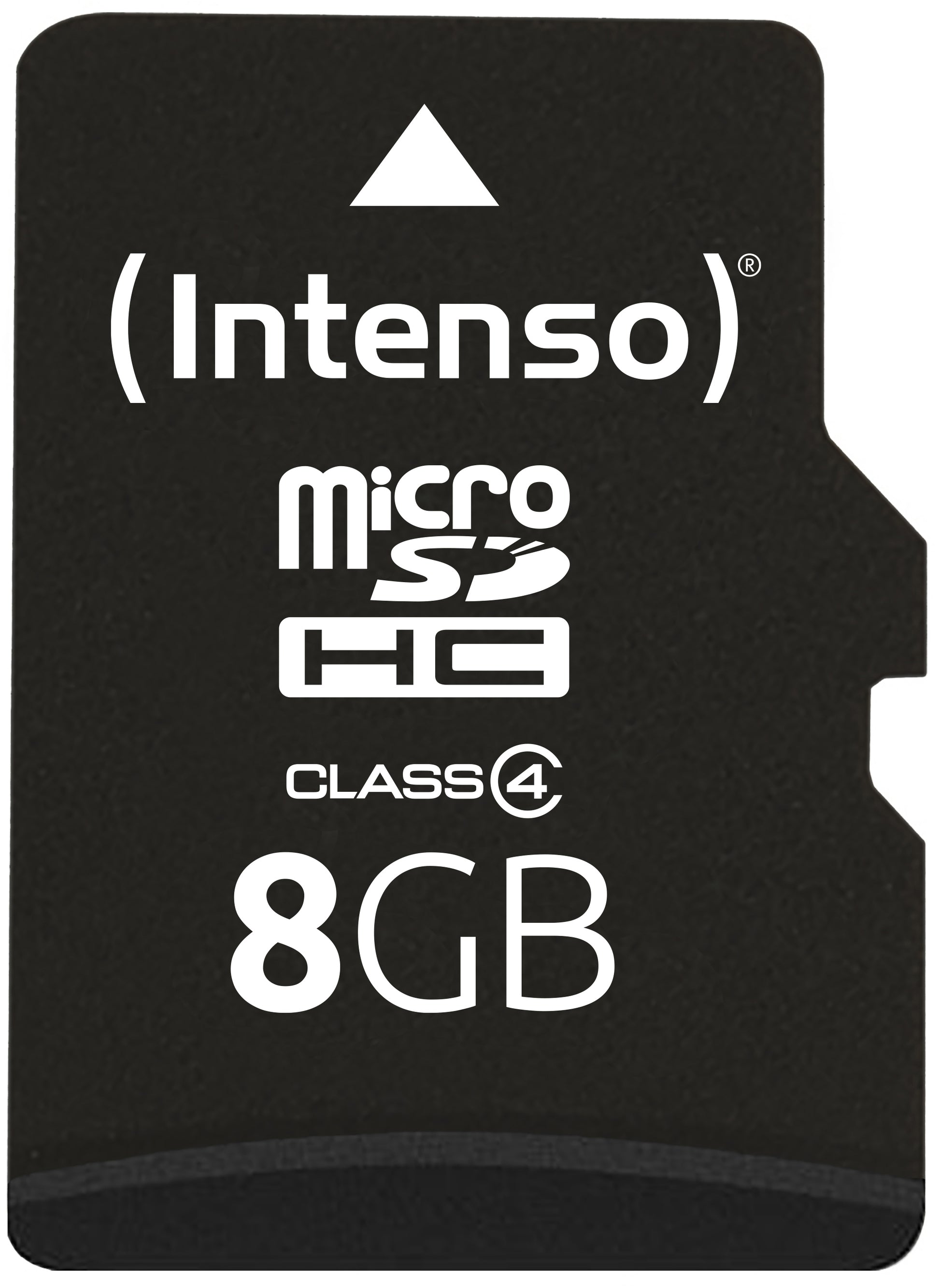 Intenso microSDHC 8 GB – Klasse 4, 20/5 MB/s, inkl. SD-Adapter