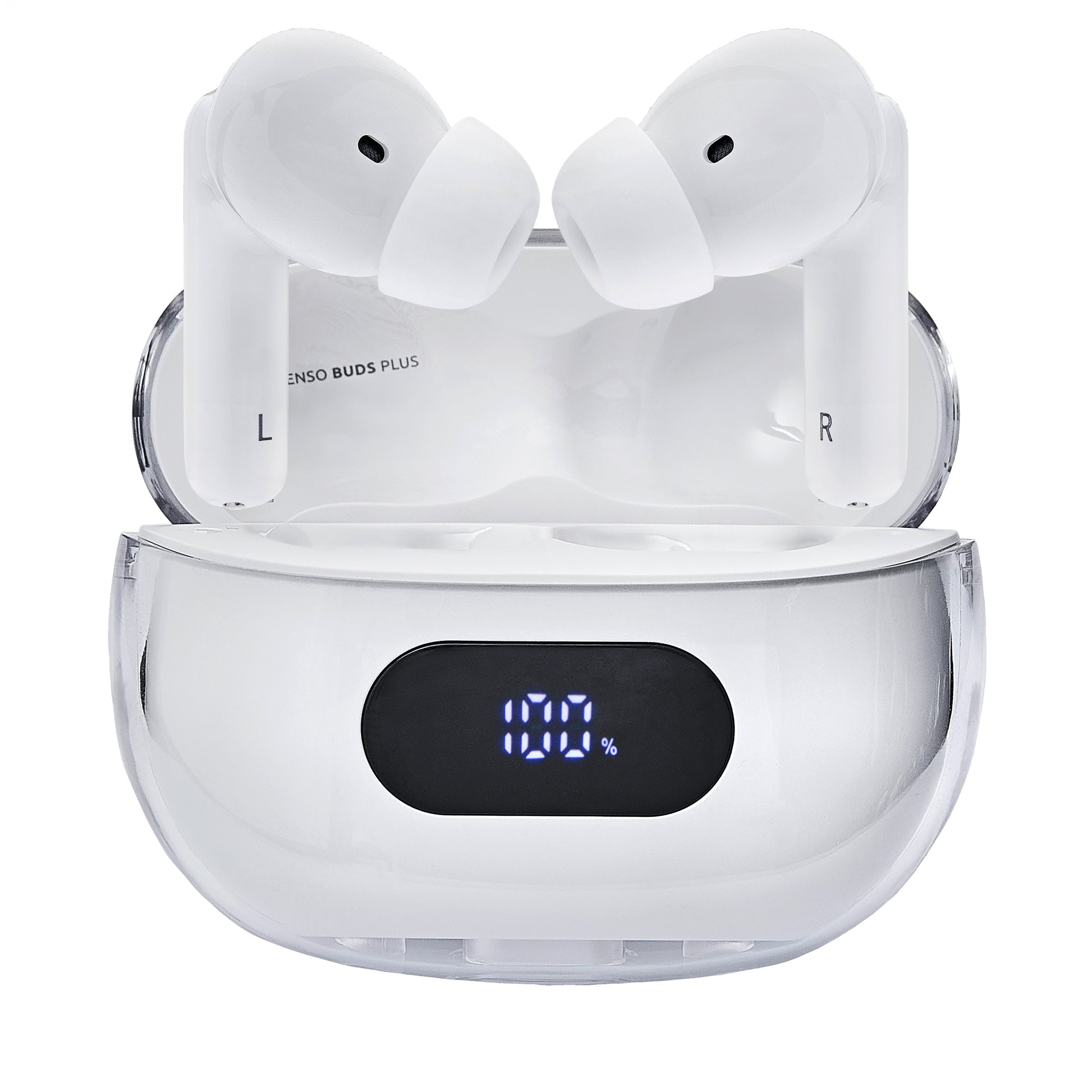 Intenso Buds Plus T312AE TWS In-Ear – ANC, mit Ladecase, Weiss, BT 5.4
